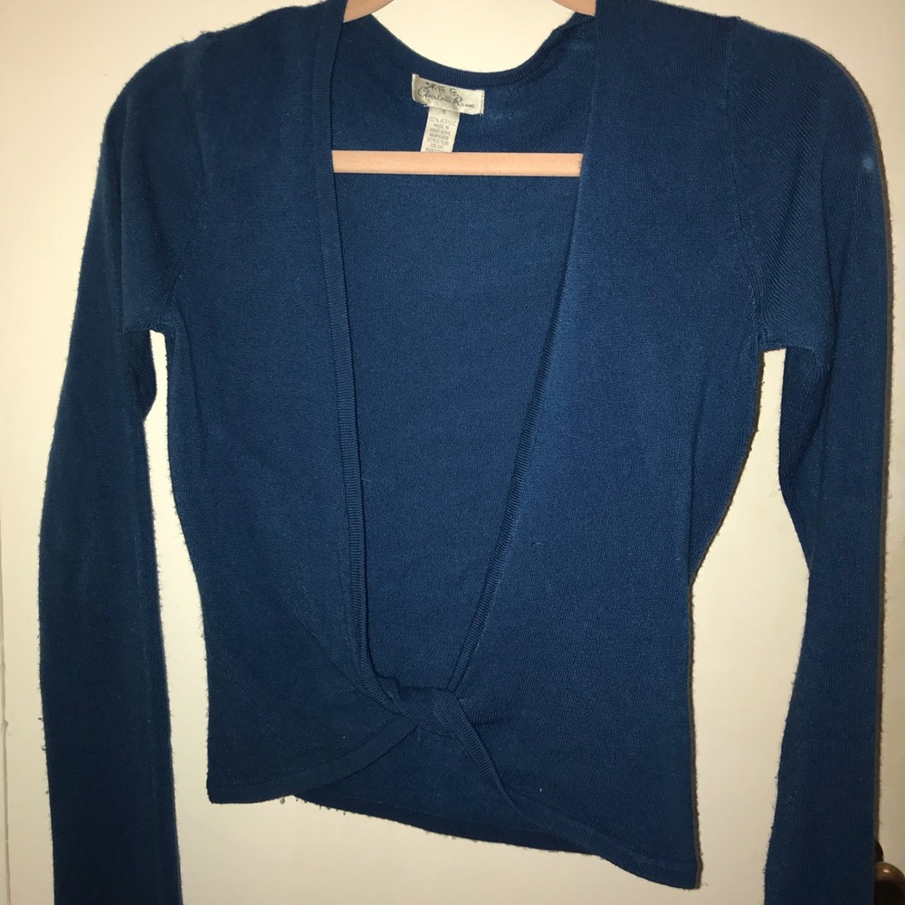 Blue sweater from Charlotte Russe